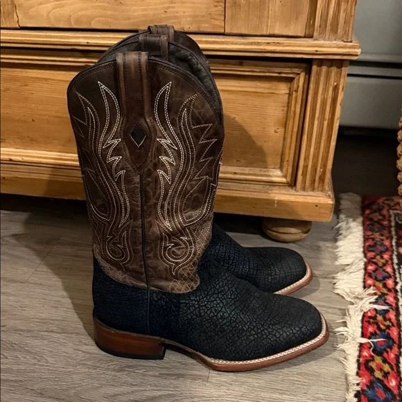 Stetson Exotic River Horse Hippopotamus Boots